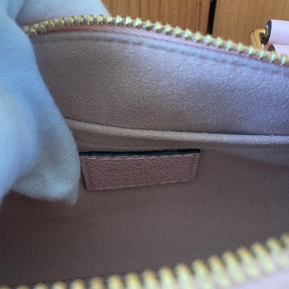 Louis Vuitton Papillon BB Monogram Empreinte Leather in Pastel Light Pink - Picture 10 of 15